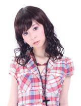 Wigs2you 全假髮 日本正品 斜劉海 高溫絲 中長款卷髮 氣質 時尚假髮W-799